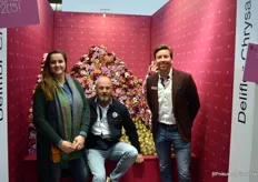 Lejla Begovic, Ruben Boot and Bob Persoon with Deliflor